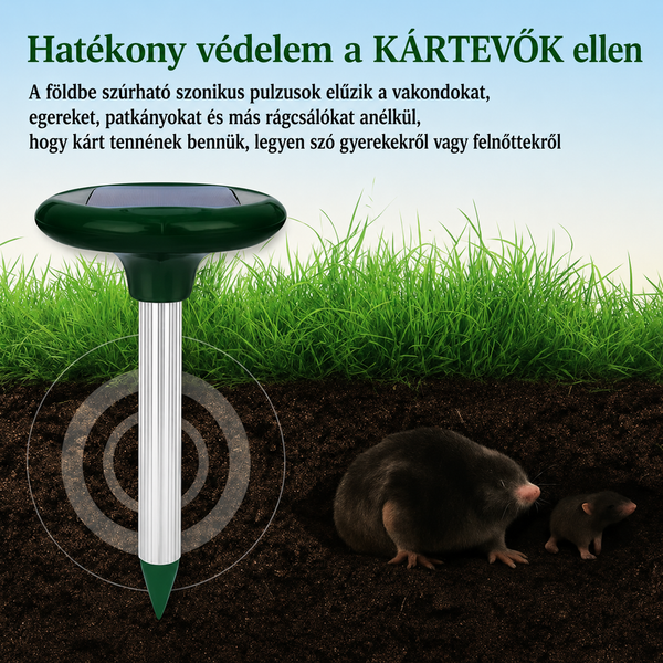 Napelemes Állatriasztó Pro