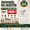 10 + 10 AJÁNDÉK Extra Erős Öntapadós Fali Akasztó Szett – Akár 10 kg Teherbírás, Fúrás Nélkül